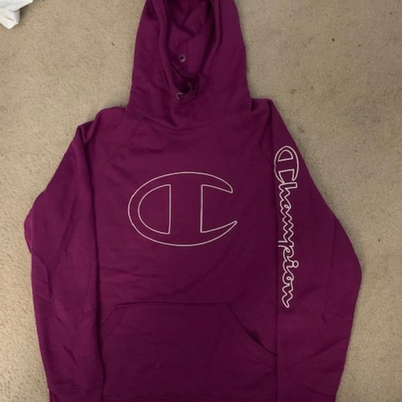 Women's Champion Hoodie - Plum - M - Picture 1 of 1